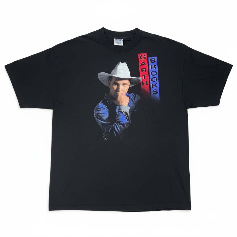 Vintage Hanes Beefy-T Garth Brooks Graphic T-Shirt Size XL